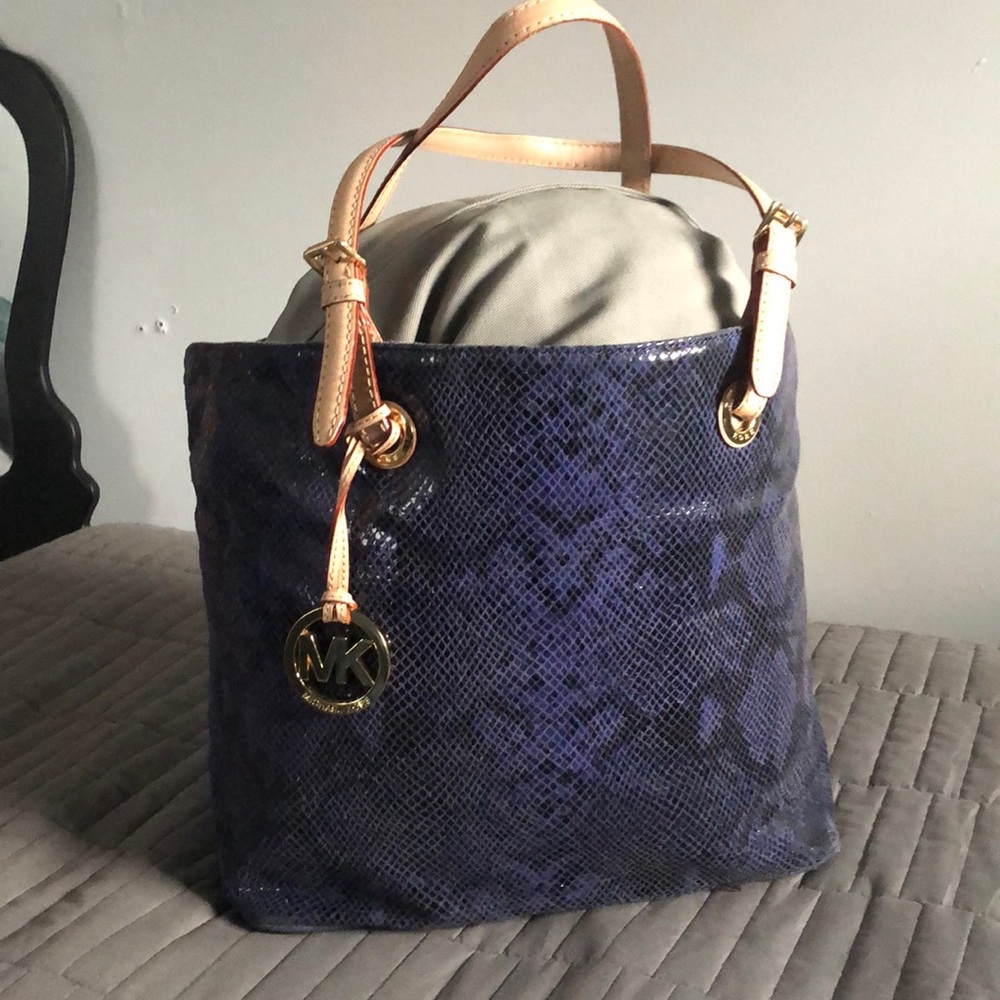 Snake skin bag